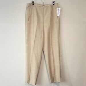 PENDLETON Tan 100% Virgin Wool Side Zip Fully Lined Side Zip Dress Pants- 14P